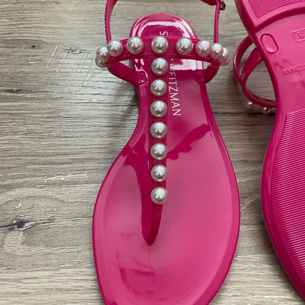 NEW STUART WEITZMAN GOLDIE JELLY SANDAL - Picture 3 of 6
